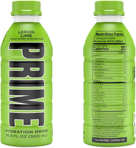 Prime Hydration Sports Drink Variety Pack 16.9 Fl Oz By Golax (15-Pack)