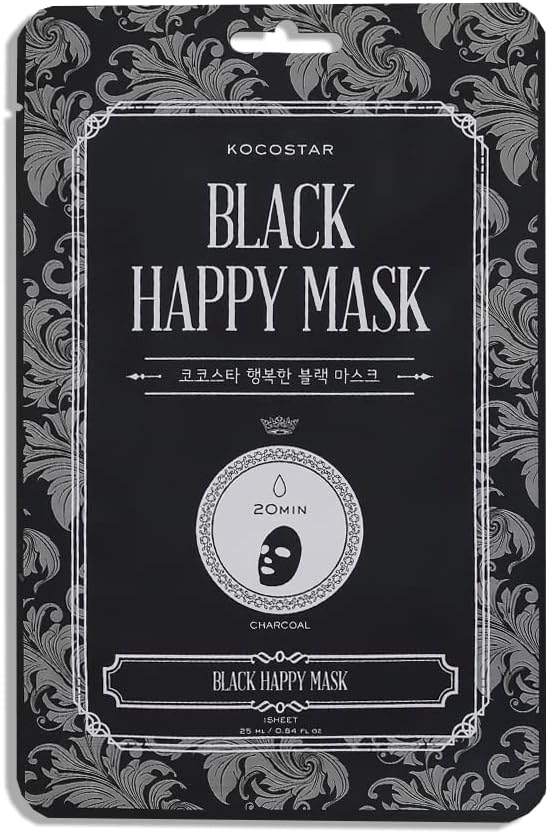Kocostar Happy Mask Facial Sheet Black 23ML 1's