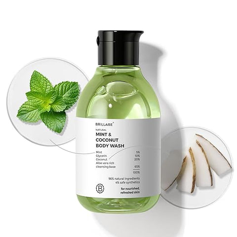 Brillaire Mint & Coconut Body Wash 200Ml