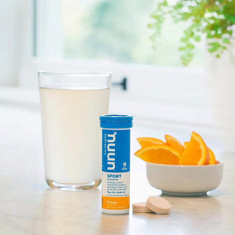 Nuun Act Sport Hydration (Orange Naturally Flavour) 10 effervescent Tablets (Dietary Supplement)