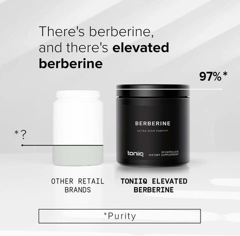 Toniiq Berberine 90 Veggie Capsules