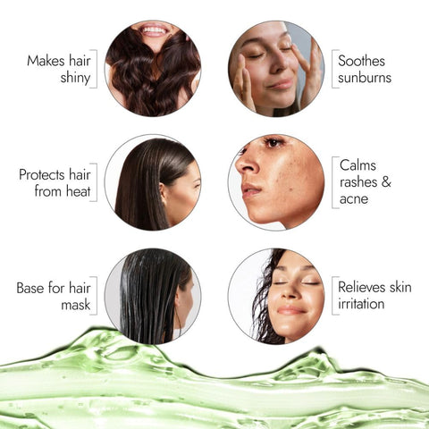 Kapiva Aloe Vera Skin Gel 500 Gm