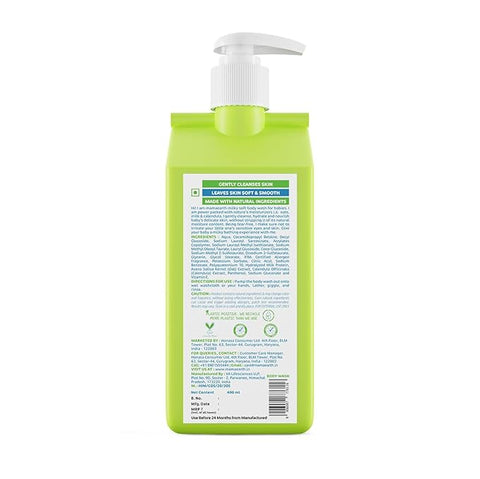 Mamaearth milky soft body wash for babies with oats, milk & calendula 400 ml