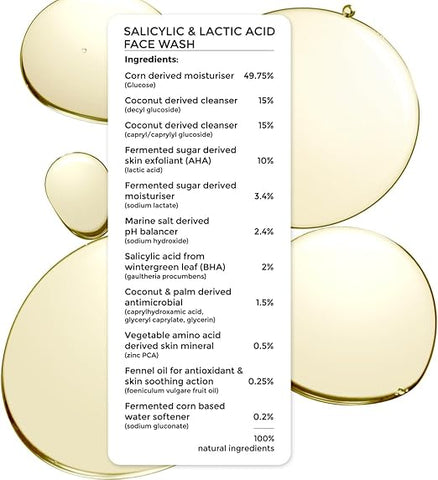 Brillaire Salicylic & Lactic Acid Face Wash 100Ml