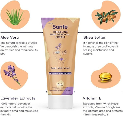 Sanfe Hair Removal Gel 100ml