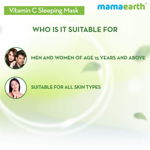 Mamaearth Vitamin C sleeping mask 100gm