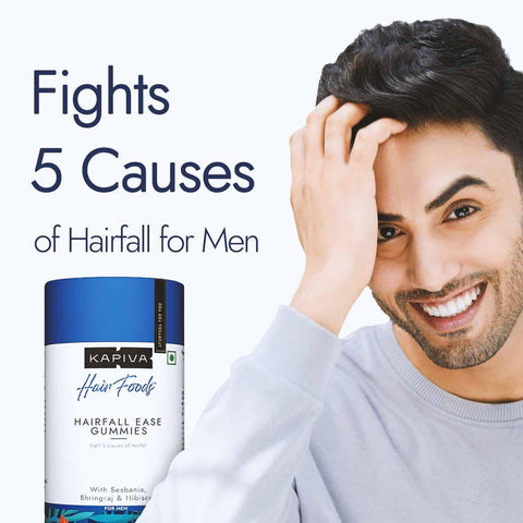 KAPIVA Hairfall Ease Gummies for Men
