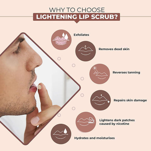 The Man Company Lightening Lip Scrub 10g