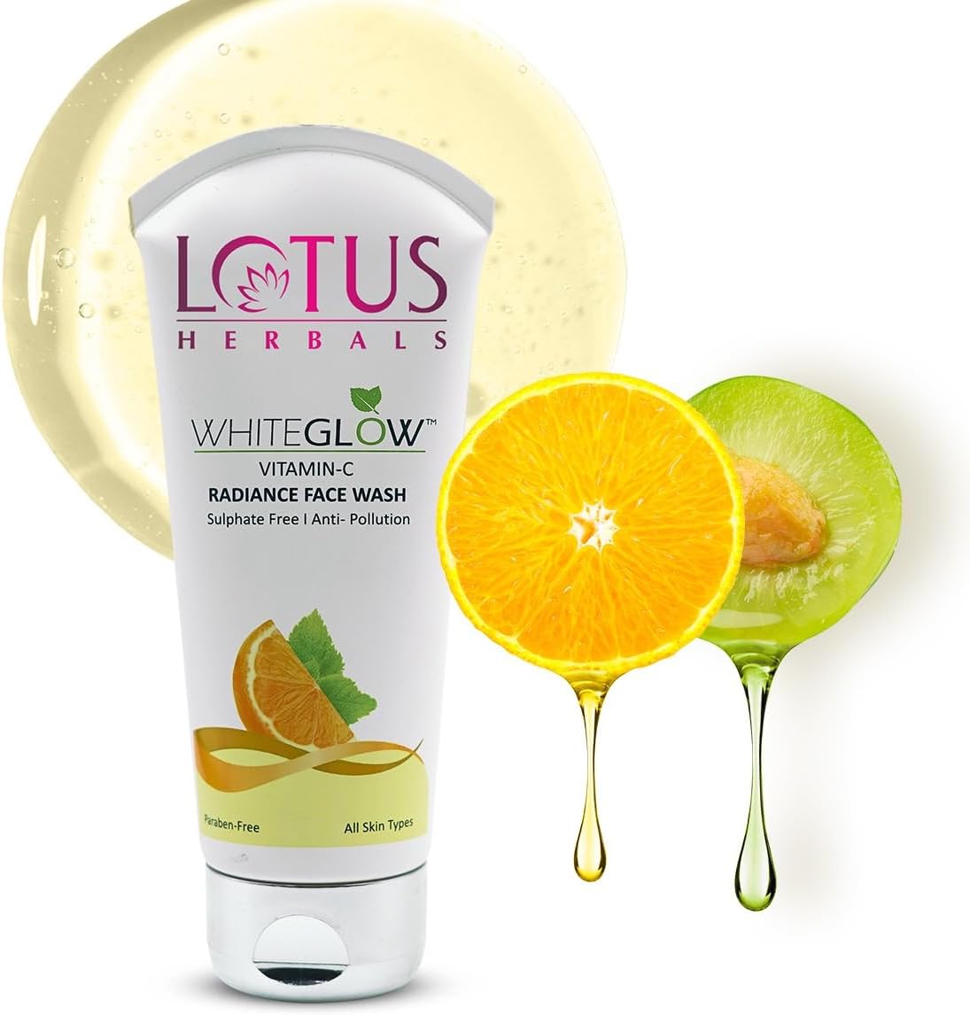 LOTUS WhiteGlow Vitamin C Radiance Face Wash 100g -