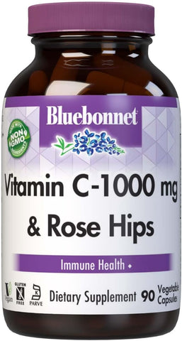 BlueBonnet VIT C1000MG+ROSEHIPS 90S