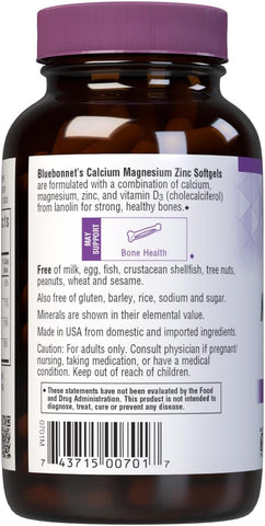 BlueBonnet CAL MAG ZN + VIT D 120S