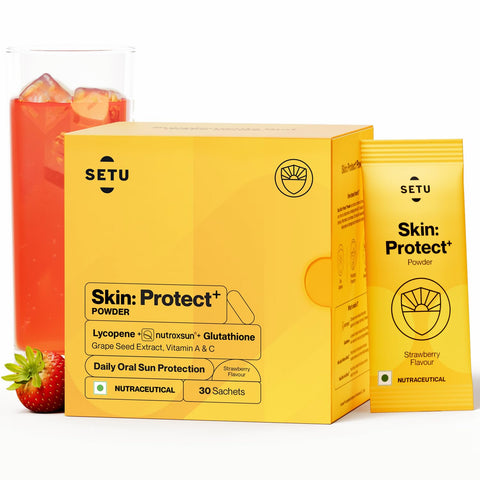 Setu Skin Protect Powder 30 Sachets, Strawberry