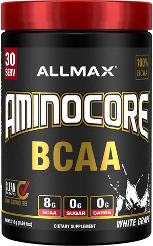 Allmax Nutrition Aminocore Bcaa White Grape 315g