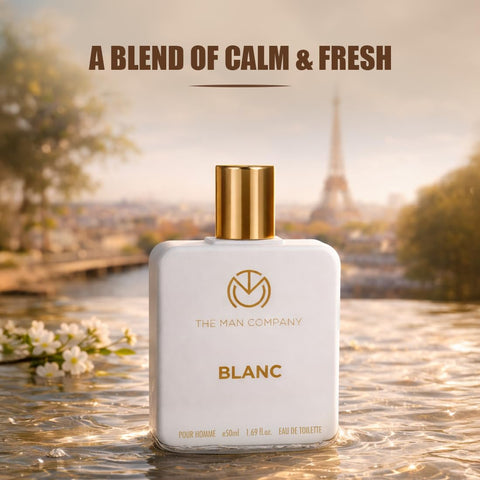 The Man Company Blanc EDT Luxury Perfume for Men Eau de Toilette - 50 ml