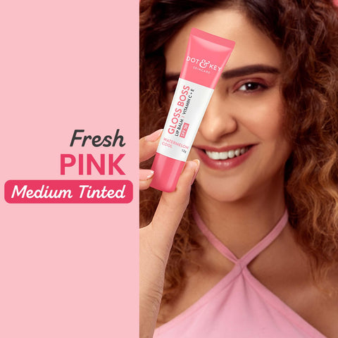 Dot & Key Gloss Boss Lip Balm With Vitamin C+E Watermelon Rush 12gm