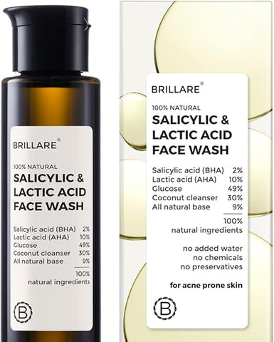Brillaire Salicylic & Lactic Acid Face Wash 100Ml