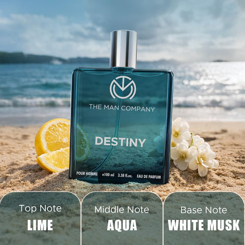 The Man Company DESTINY EDP Premium Long Lasting Perfume for Men Eau de Parfum - 100 ml