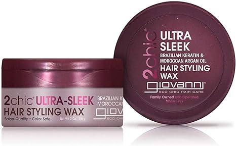 Giovanni 2chic Keratin&argan Ultra-sleek Hair Styling Wax