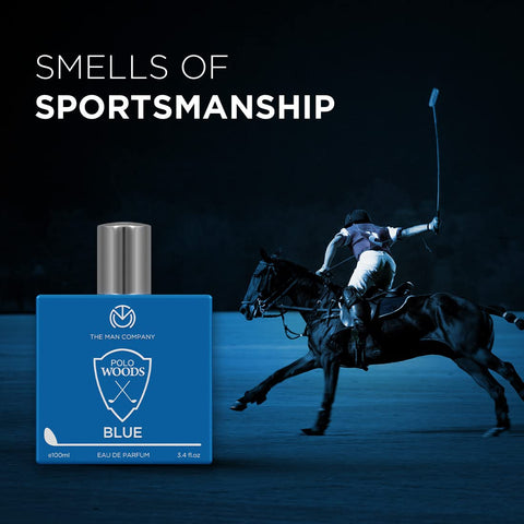 The Man Company Polo Blue Premium Fragrance Perfect For Everyday Use Eau de Parfum - 100 ml