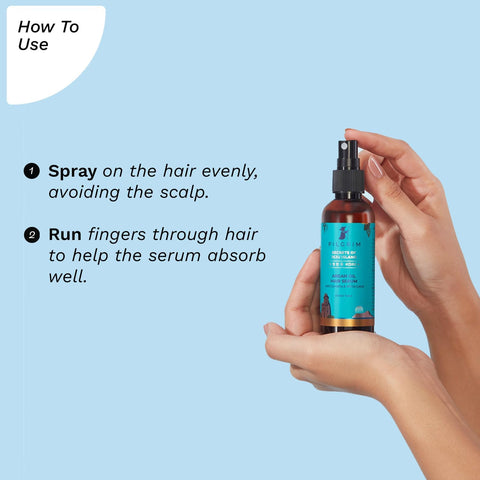 Pilgrim Argan Oil Hair Serum for Dry Frizzy Hair