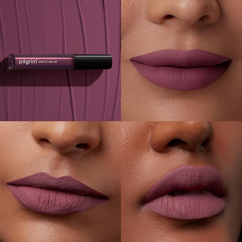 Pilgrim Liquid Matte Lipstick - Mauve Desire 3gms