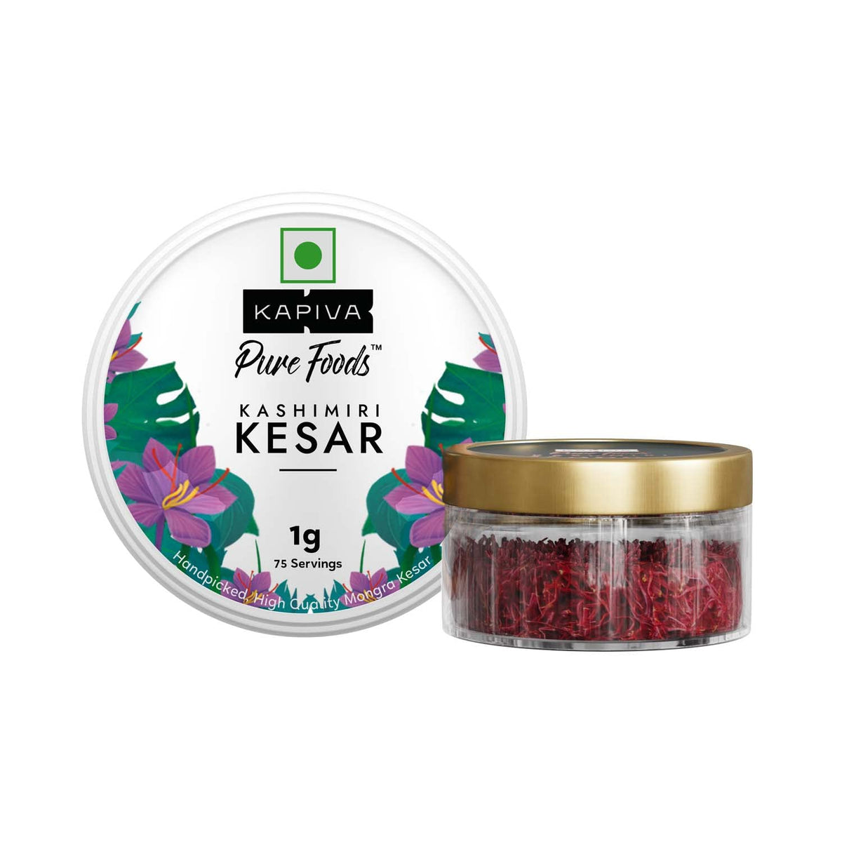 Kapiva Kashmiri Kesar 1g, Pack of 2