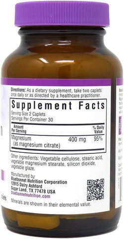 BlueBonnet MAG CITRATE 400MG 60S