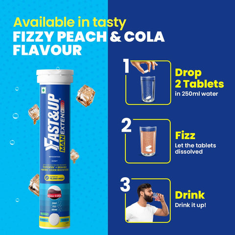 FAST&UP MAN EXTEND - LAST LONGER IN BED & DELAY CLIMAX - cola 20
