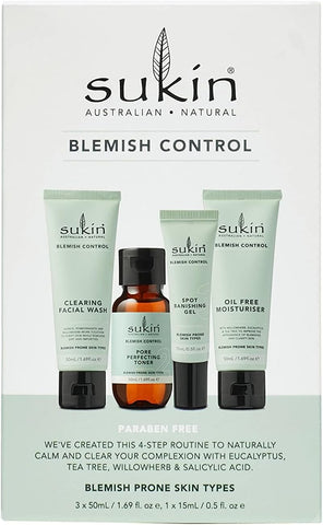 Sukin Blemish Control 4 Step Blemish Prone Skin Types