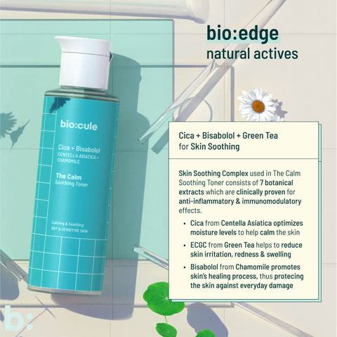 Biocule The Calm Soothing Toner : Cica + Bisabolol 100ml