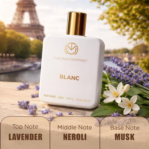 The Man Company Blanc EDT Luxury Perfume for Men Eau de Toilette - 50 ml