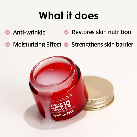 MEDI-PEEL Collagen Super 10 Sleeping Cream - 70ml