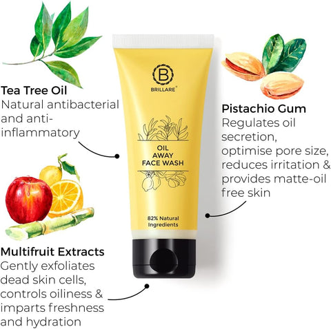 Brillaire Oil Away Face Wash 100Ml