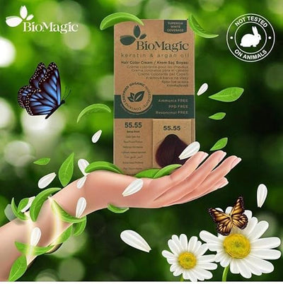 Biomagic Hair Color, 60 Ml - 77/66 Medium Deep Copper