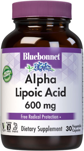 BlueBonnet ALPHA LIPOIC ACID 600MG VCAPS 30S