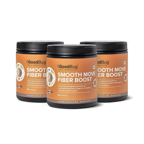 The Good Bug Smooth Move Fiber Boost 30 Servings - Powder (Pack of 3)