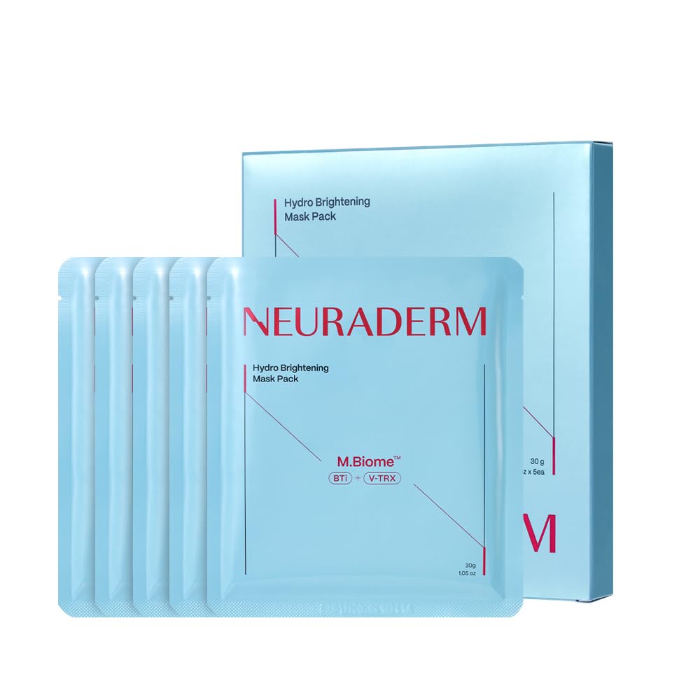 NEURADERM Hydro Brightening Facial Sheet Mask (Pack of 5)