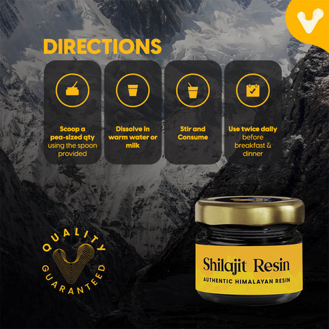Valeo Pure Himalayan Shilajit Resin 20g (Buy One Get One)
