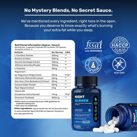 What's Up Night Burner Capsules 30