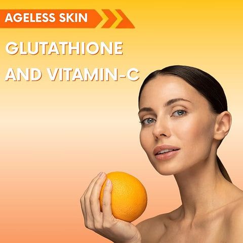 Vedapure L-Glutathione Effervescent Tablets with Vitamin C & E 15 Orange-Flavored Tablets