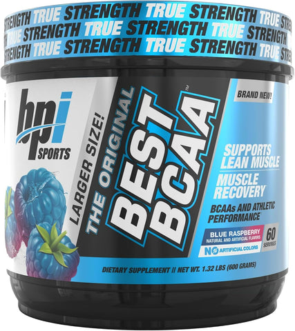 Bpi Sports BCAA Blue Raspberry Powder - 600g, 60 Servings