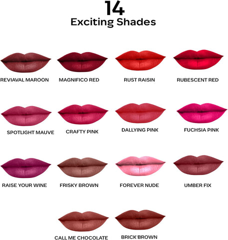 Faces Canada Comfy Matte Pro Lip Color Magnifico Red 01 5.5ml