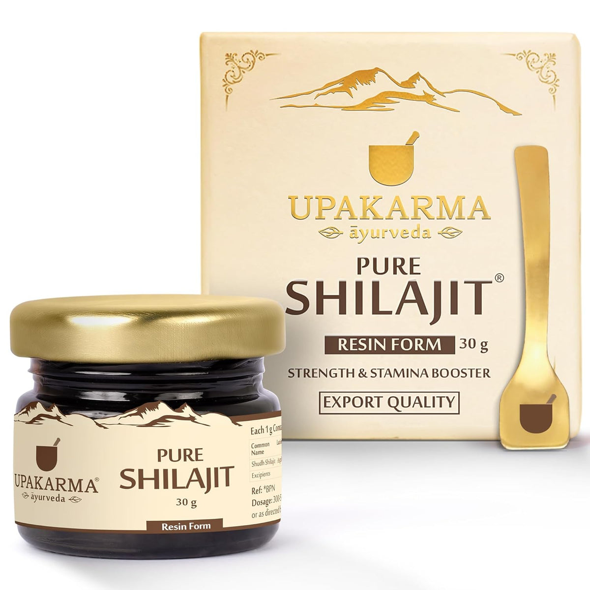 Upakarma Ayurveda Pure Soft Shilajit Resin - 30g