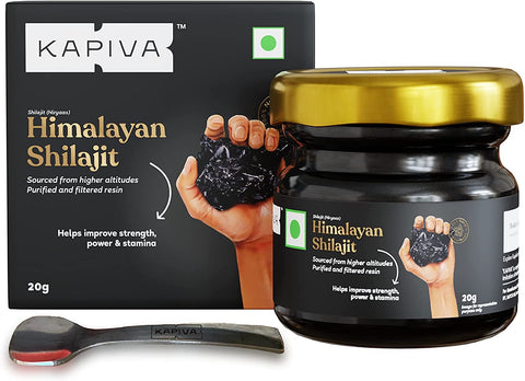 Manuka Health Manuka Honey With Royal Jelly, MGO 400 + Kapiva Himalayan Shilajit Resin 20g Comb