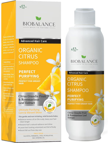 Biobalance Org Citrus Shampoo For Greasy Hair 330ml