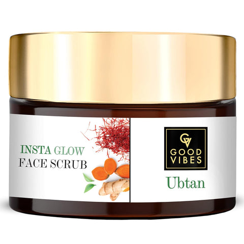 Good Vibes Ubtan Insta Glow Face Scrub 50 gm