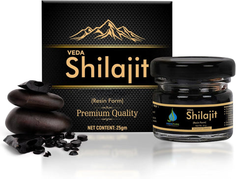 Wow Life Science Pure Himalayan Shilajit Resin | Powered By Ashwagandha - 20 G and Star Spark Delay Spray for men 12 ml Combo