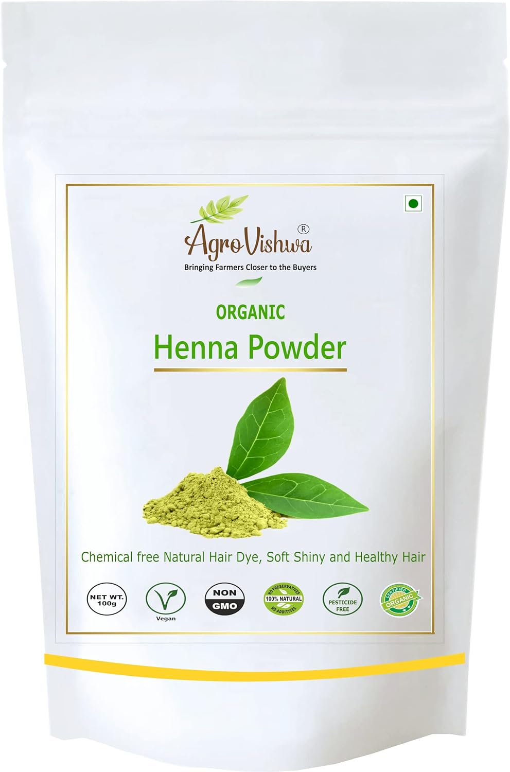 Kapiva Hair Rituals Organic Henna Powder 100g