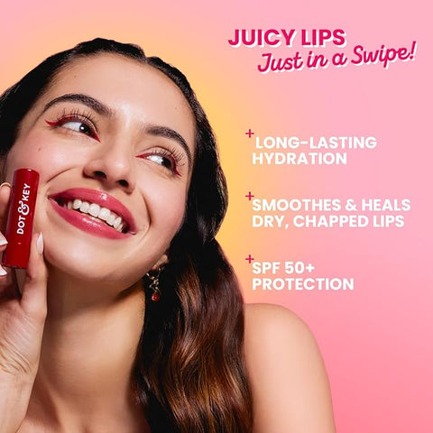 Dot & Key Br Lip Balm Spf50 Cherry Crimson 4.5G(249)