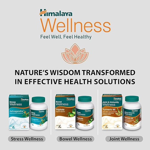 Himalaya Ashvagandha 60 Veg Caps; Natural Stress Relief; Indian Ginseng; Pack of 60's